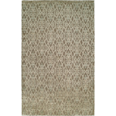 Geometric Area Rug in Beige