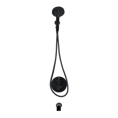 Robinet de baignoire et de douche à double fonction avec valve brute