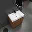 Stylish Bathroom Vanity With Single Sink And Ample Storage, A Perfect Blend Of Function And Design.-110488723