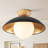 Briceson Modern Glass Bubble Flush Mount