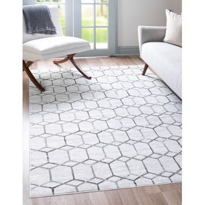 Tapis ivoire / gris Isayana