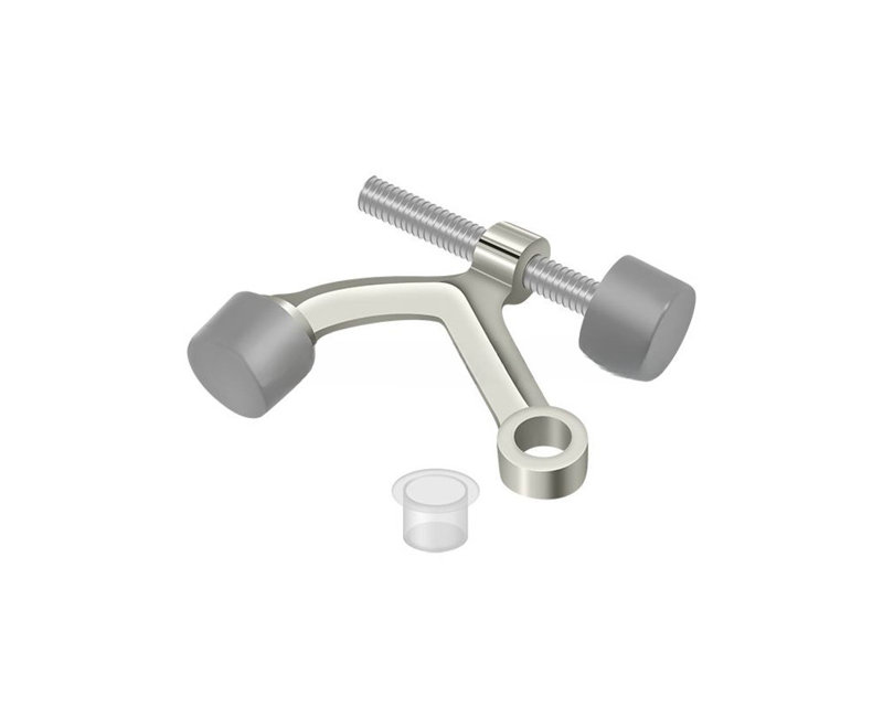 Door Stop, Polished Nickel