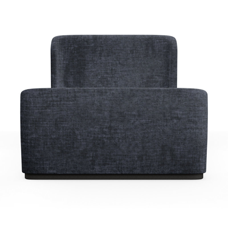 Upholstered Wingback Bed, Queen