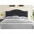 Nailhead Trim Adjustable Upholstered Headboard in Linen Fabric, Metal Legs-517242462-521090838