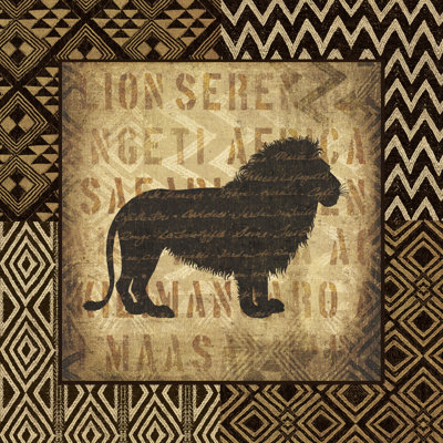 Lion d'Afrique sauvage