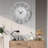 24" Large Mirrored Wall Clock