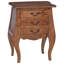 Solid Wood Abstract Accent Chest