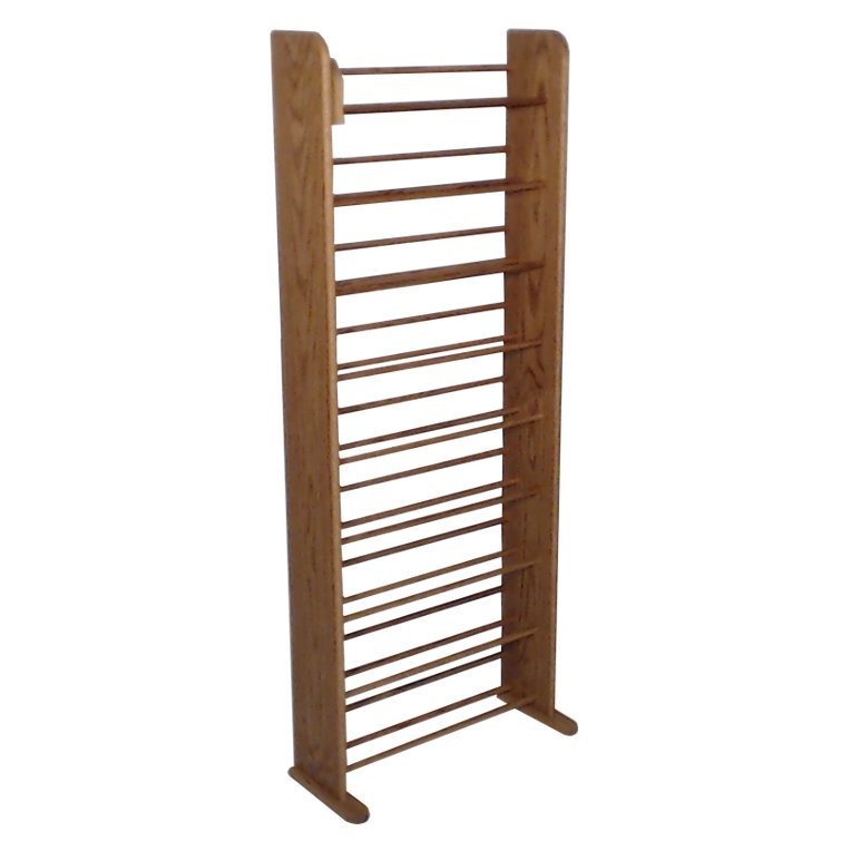 Solid Wood 61.5'' H Dowel Rack