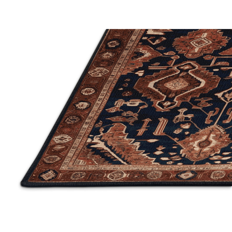 Tapis brun lavable à la machine, Tapis de couloir 2 pi x 4 pi