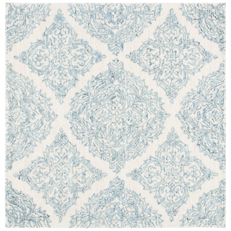 Hewett Hand Tufted Wool Rug, Square 4'