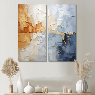 «Clouds Landscape Canopy Collage II», ensemble d'art mural traditionnel de 2