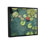 «Pond Lily Lotus Blossom Floating Peaceful Botanicals» par David Stribble - peinture à cadre flottant sur toile