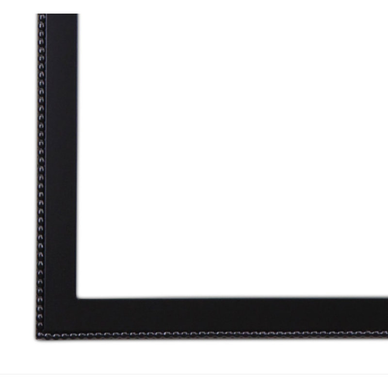 Miroir pleine grandeur Armonta, Noir mat