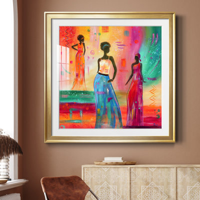 Strike a Pose II - peinture encadrée