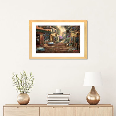 «French Town» par Ruane Manning - reproduction d'art