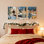 «Christmas Village Train Scene», ensemble de 3 reproductions d'art sur toile tendues sur toile