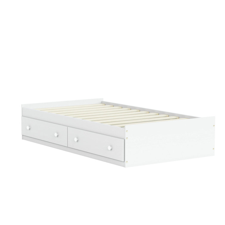 Wales Solid Wood Bookcase Storage Bed