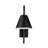 Eclipse 19H Outdoor Wall Light in Matte Black