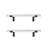 Arriyanah 2 Piece Solid Wood Bracket Shelf-1809642006-1809642073