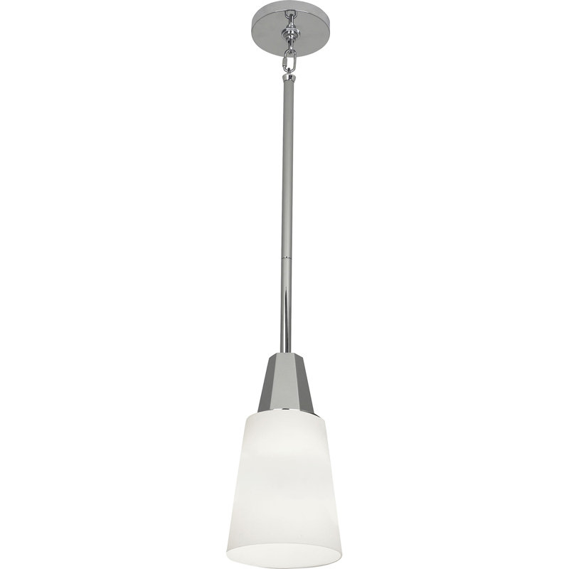 Luminaire suspendu Wheatley, Givré, Chrome poli