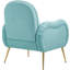 Chaise pour chambre à coucher - Fauteuil d'appoint Cyan