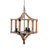 3 - Light Wood Chandelier