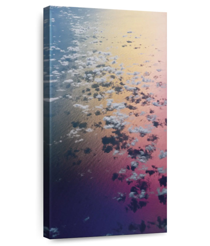 Surface colorée de l'océan