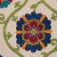 Tapis intérieur / extérieur à motif floral ivoire / bleu / vert Eaglin-217884860