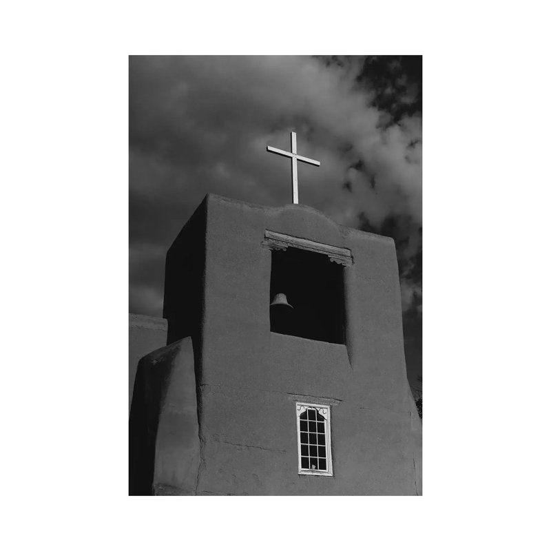 Santa Fe's San Miguel Chapel 1 Piece Wall Art on Canvas, 152.4cm H x 101.6cm W x 3.81cm D, Wrapped Canvas