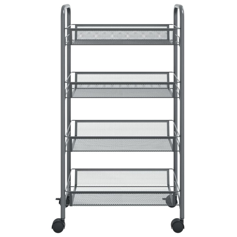 Petree Kitchen Cart, Grey
