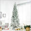 Arbre de Noël artificiel enneigé 9 pi avec branches réalistes et 1159 pointes
