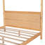 Canopy Bed, Platform Bed with Headboard and Support Legs, Bed frame-892422670-892422668