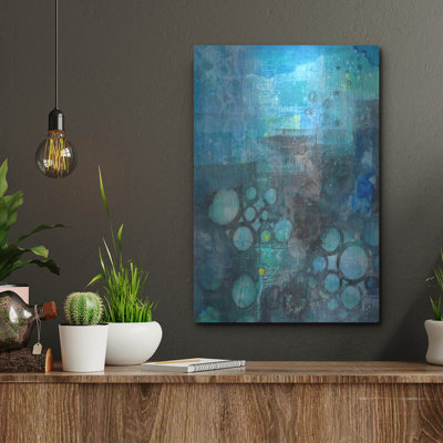 «Lucid Escape 2» par Laura Gibson, art mural en métal, 12 po x 16 po