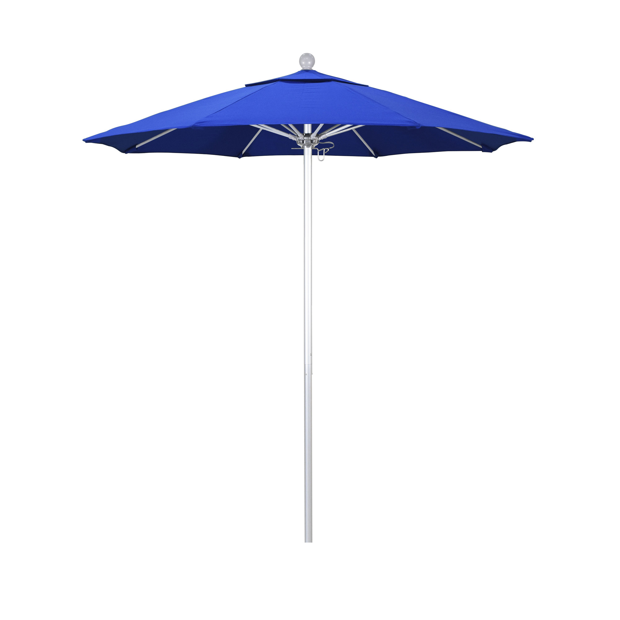 Hibo 90'' Sunbrella® Outdoor Umbrella, Canvas Pacific Blue Sunbrella® Canvas