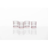 Fortessa Noho Glass, 9.85 Oz. Double Old Fashioned (Set of 4), Blue