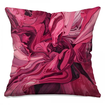 Coussins décoratifs Vibrant Pink Swirls