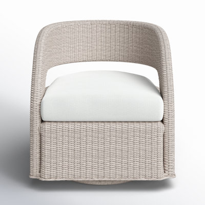 Maxille Swivel Wicker Outdoor Lounge Chair