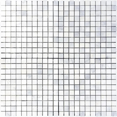 1 in. x 1 in. Grid Stone Tile
