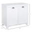 Armoire de salle de bain inclinable HOMcom