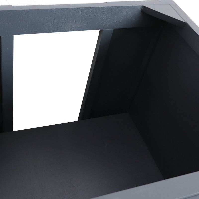 Base de meuble-lavabo double 60 po seulement, Gris foncé