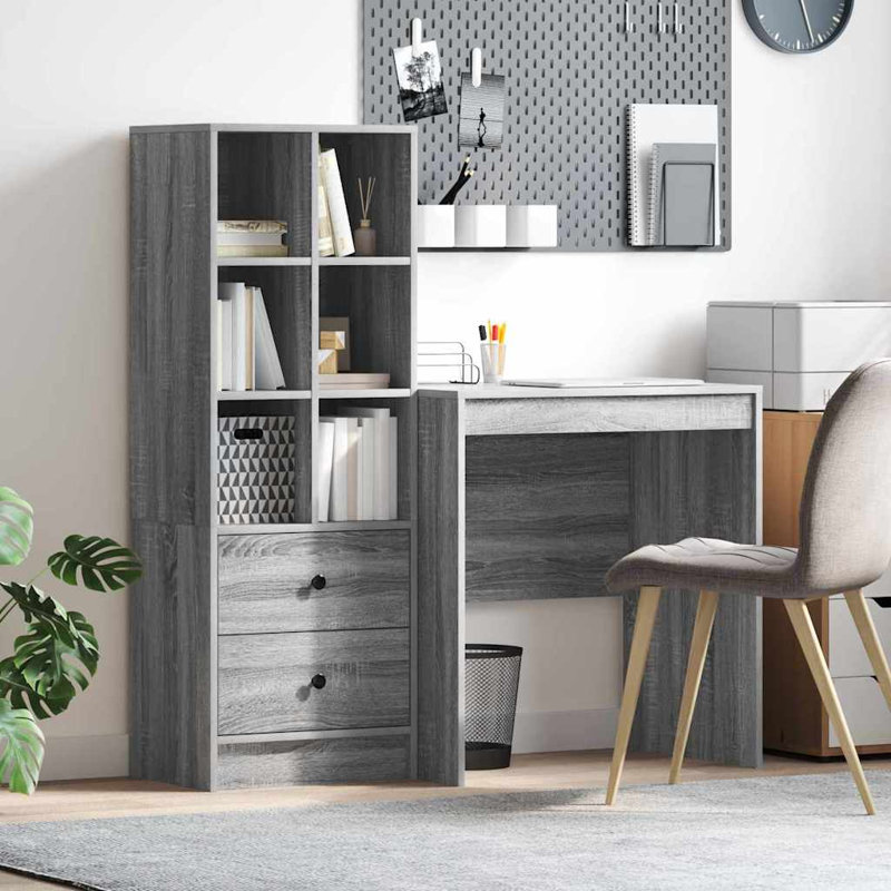 70cm Sideboard, Grey Sonoma
