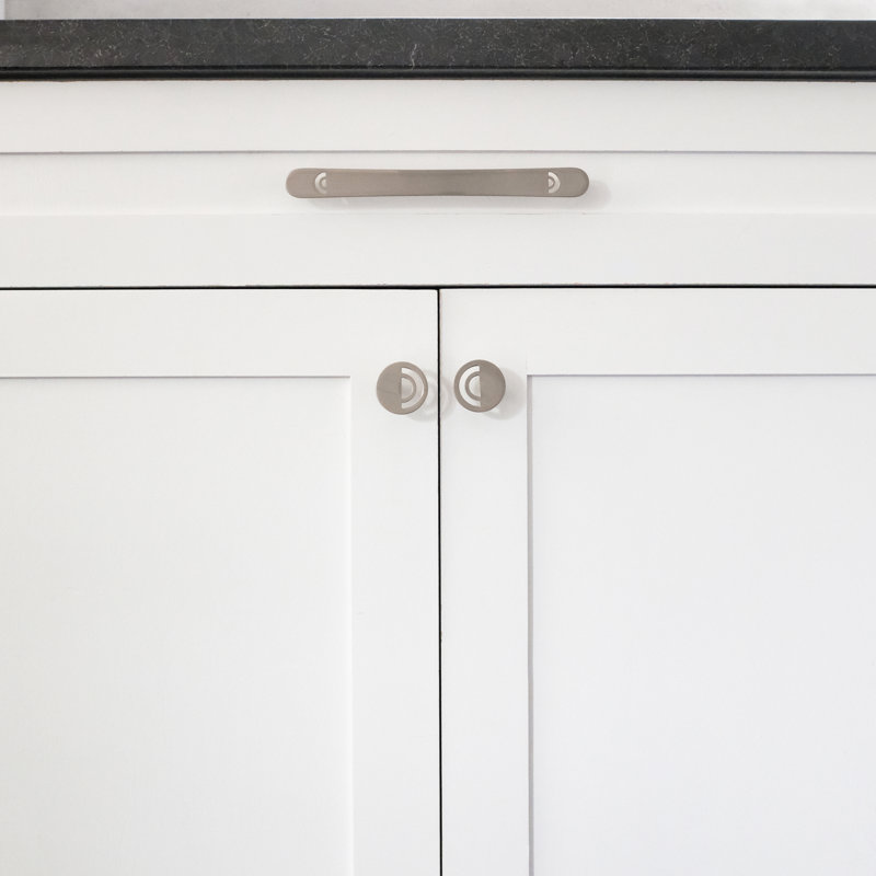 Horizon Circle Knob, Satin Nickel