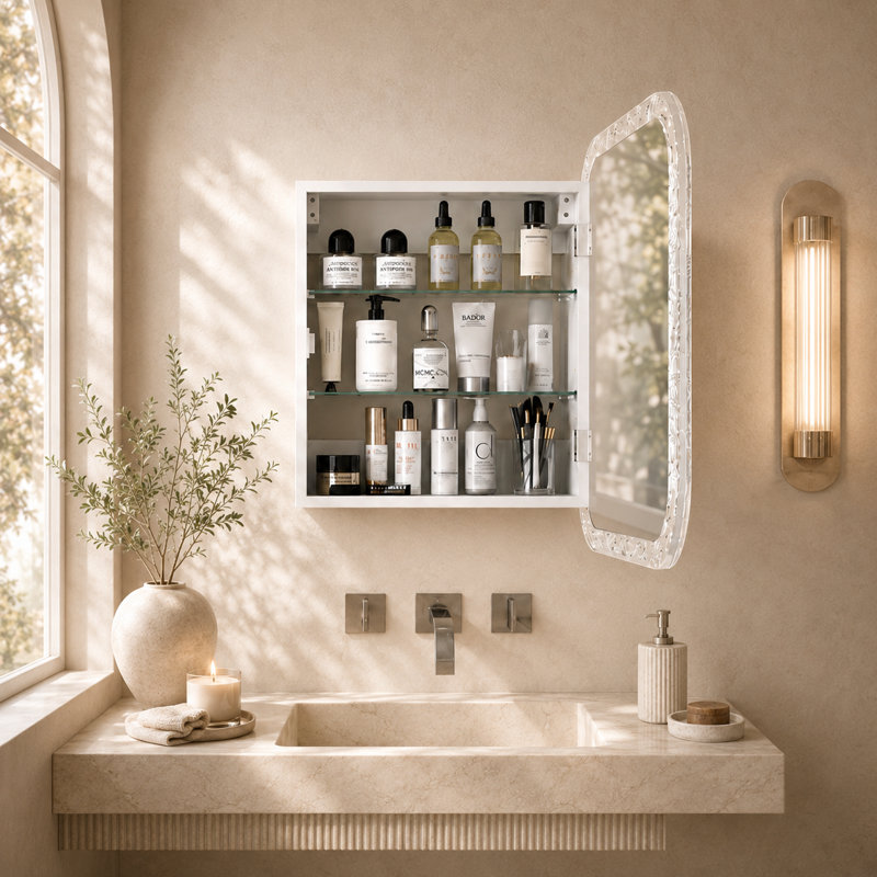 Armoire de salle de bain murale, 20.7" H x 20.7" W