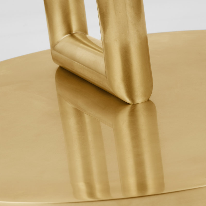 Kelly Wearstler Fielle 1-light LED large floor lamp in natural brass finish, Hand Rubbed Antique Brass