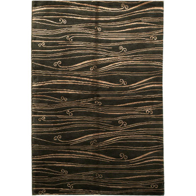 Himalayan Abstract Area Rug in Gray