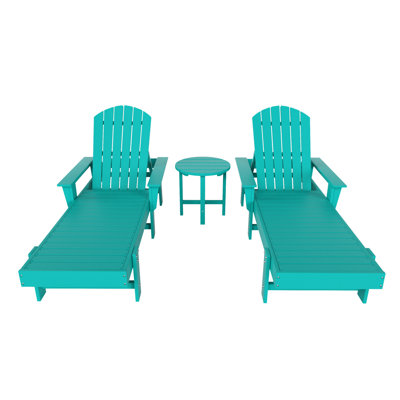 Altura Outdoor Chaise Lounge with Table