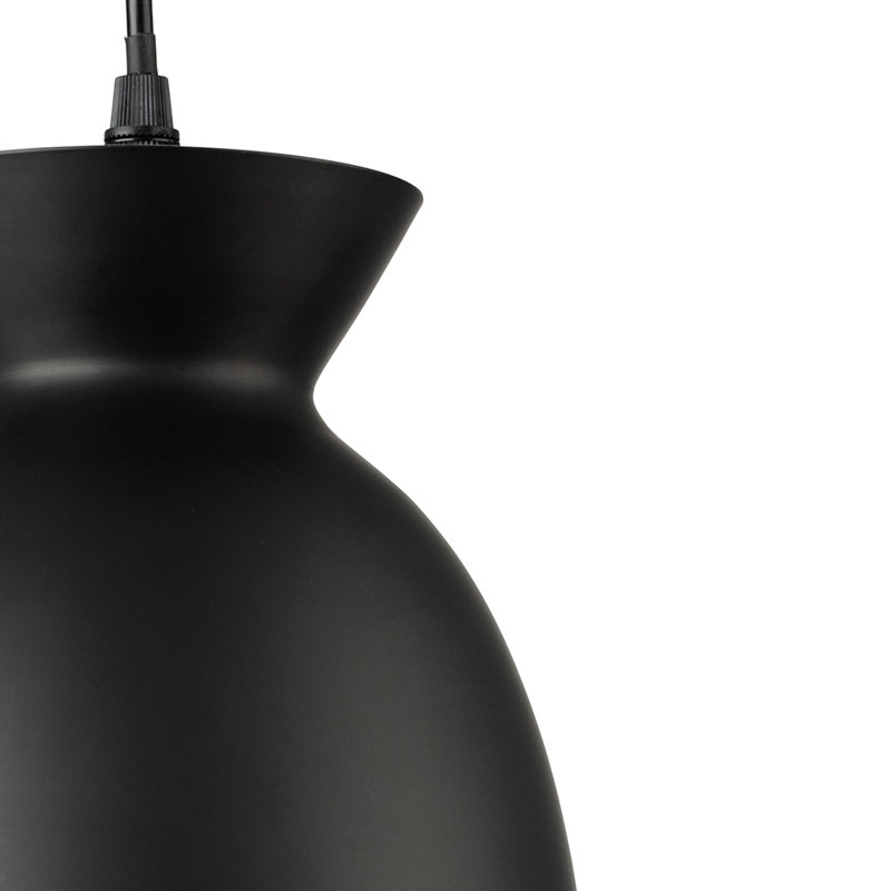 1 - Light Dome Pendant, Black