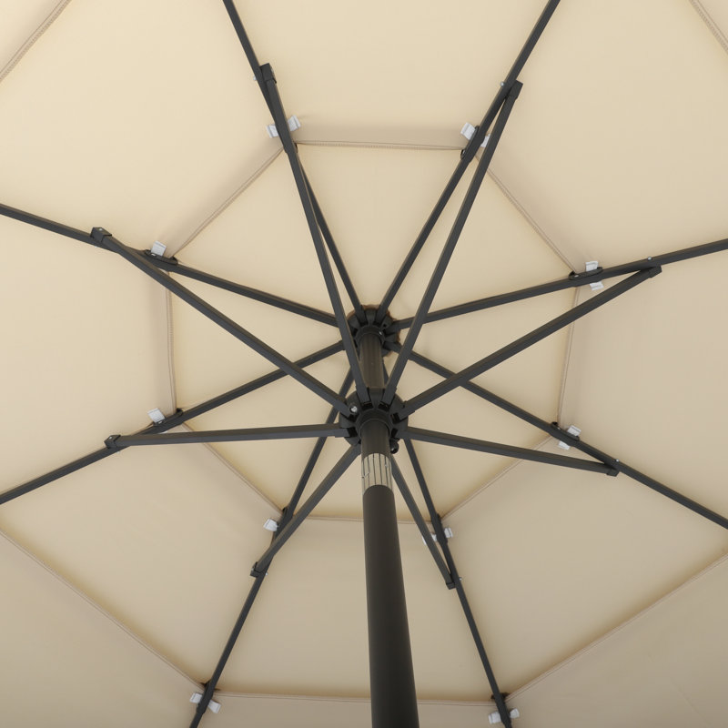 Parasol de marché extérieur pour terrasse à 3 niveaux 10 pi (base non incluse)