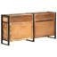 Buffet en bois de bois massif 67,7 po x 13,8 po x 31,5 po Sharon