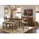 Hannaa 6 - Person Extendable Trestle Dining Set